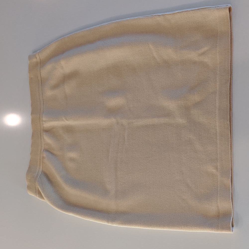 Vintage Escada Cream Wool Skirt